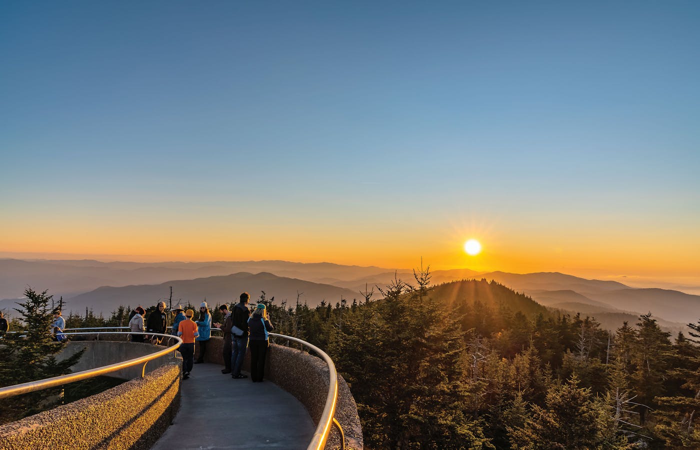 Clingmans Dome at Great Smoky Mountains National Park